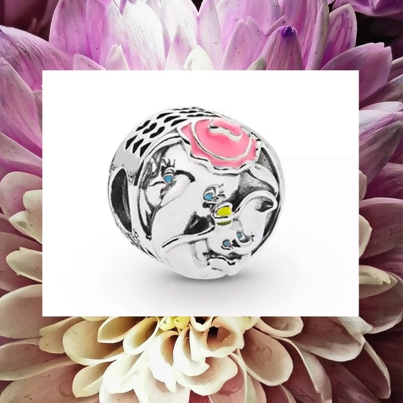 Silver Momma And Dumbo Spacer Bead - Picture 3 of 6